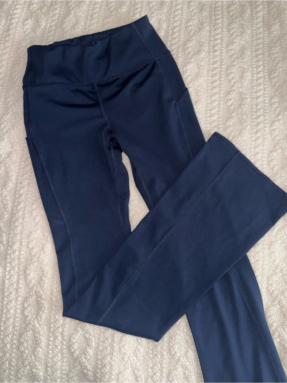 Navy High-Waist Athletic Leggings